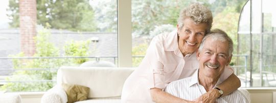 ancianos sonriendo